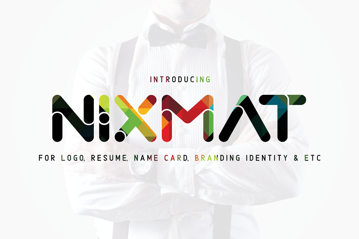 Nixmat | A Brand Identity Font Free Download