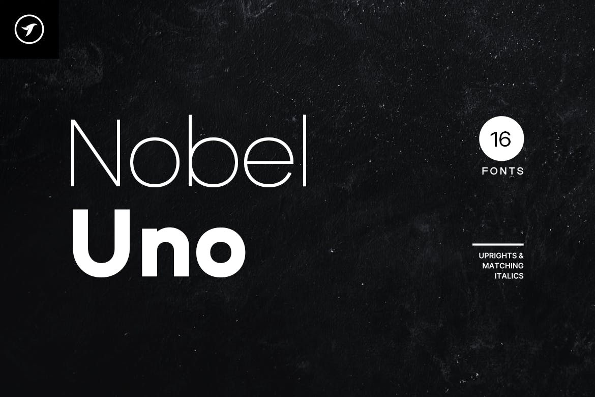 Nobel Uno - Modern Sans-Serif Font Family Free Download