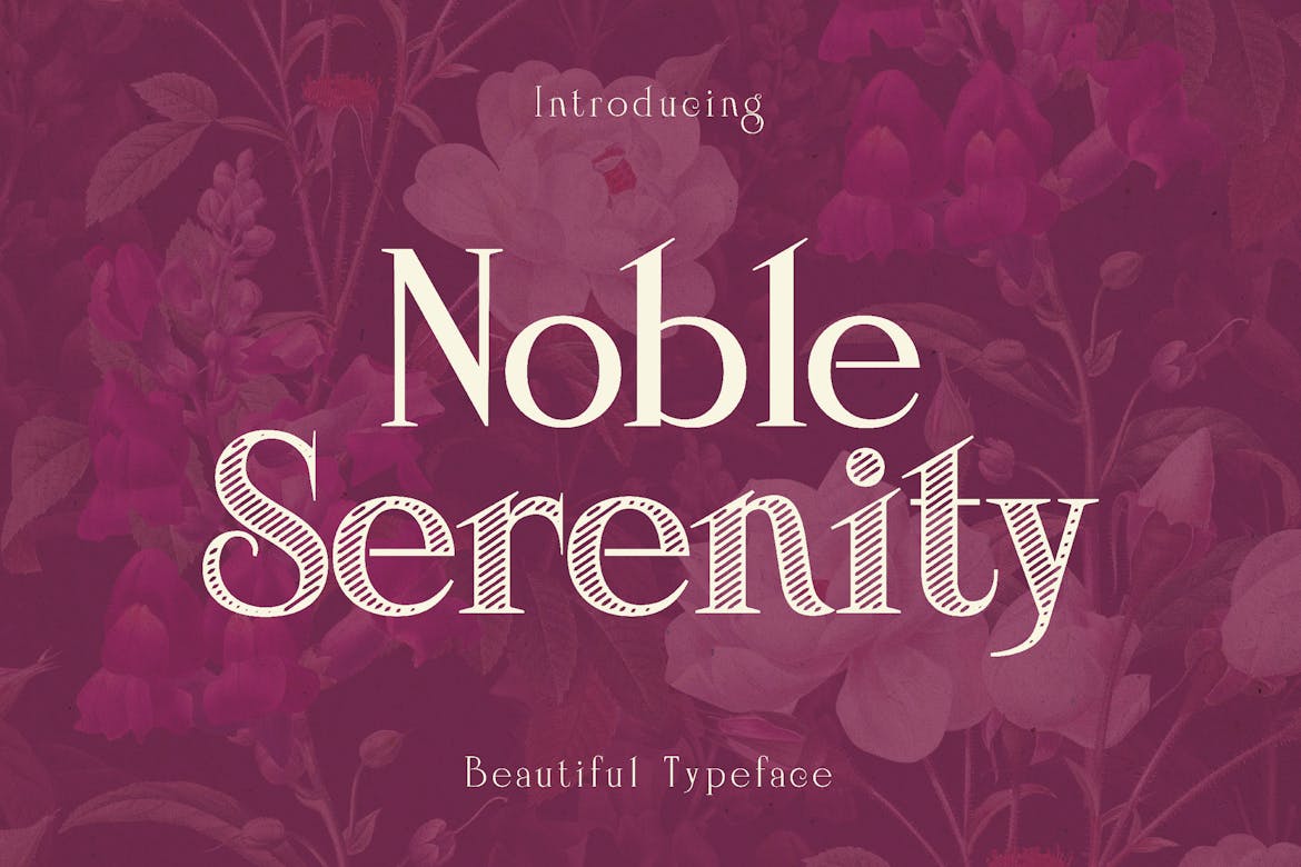 Noble Serenity - Elegant Wedding Typeface Font Free Download