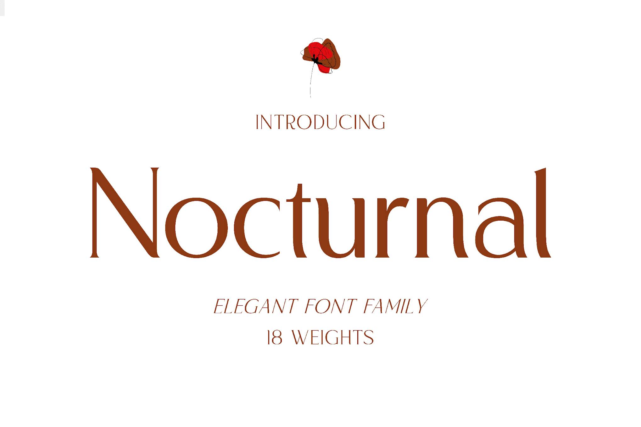 Nocturnal - Modern Luxury Sans Font Free Download