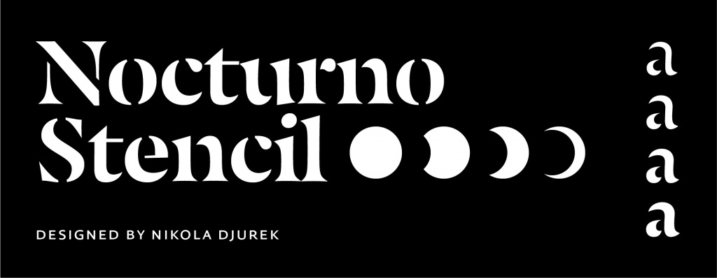 Nocturno Stencil L Font Free Download