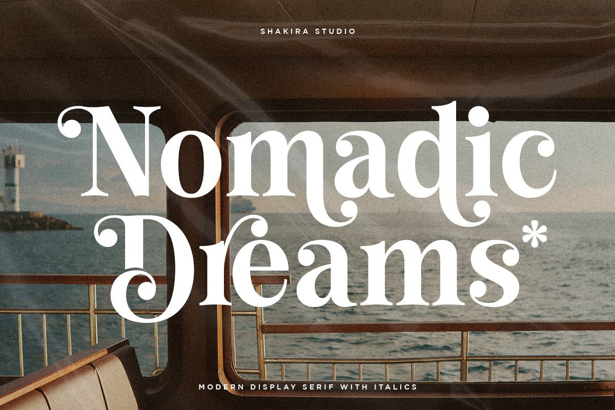 Nomadic Dreams - Modern Serif Font Free Download Free Download