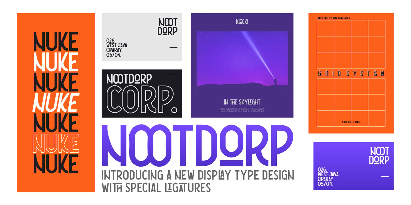 Nootdorp Font Free Download