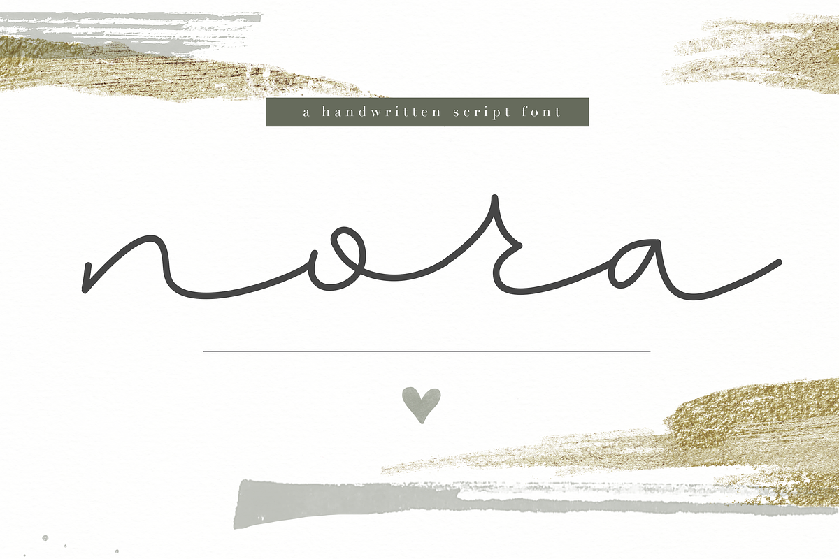 Nora - Handwritten Script Font Free Download Free Download