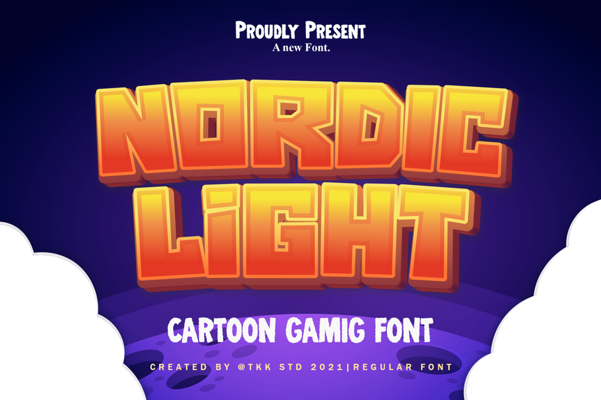 Nordic Light - Gaming Font Free Download Free Download