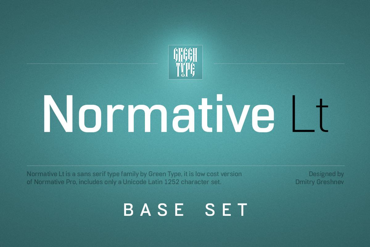 Normative Lt – 4 fonts Free Download Free Download