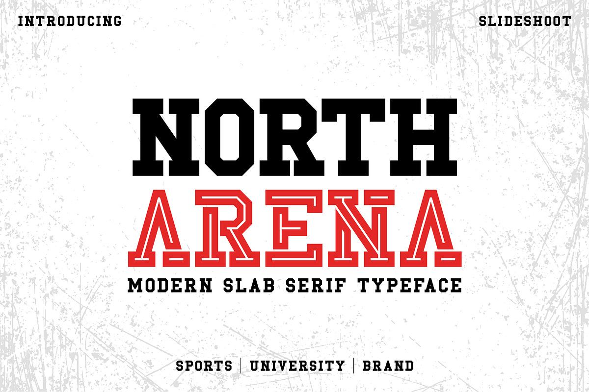 North Arena - Slab Serif Font Free Download Free Download