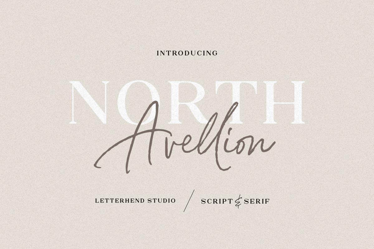 North Avellion - Script & Serif Duo Font Free Download