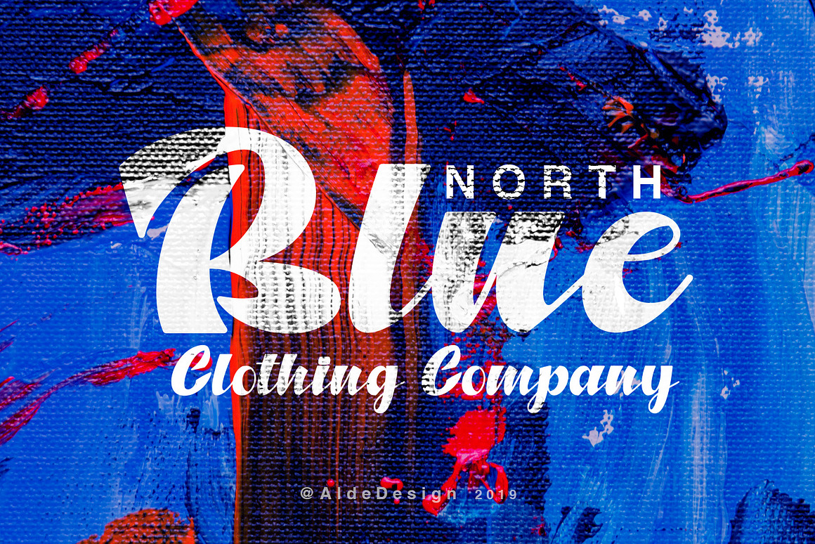 NORTH BLUE Font Free Download