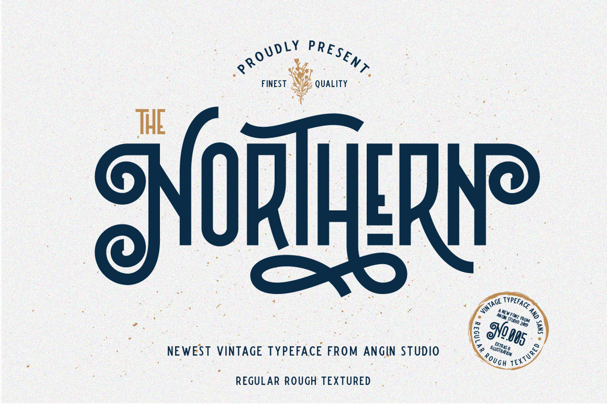 Northern (5 fonts with extras) Free Download Free Download