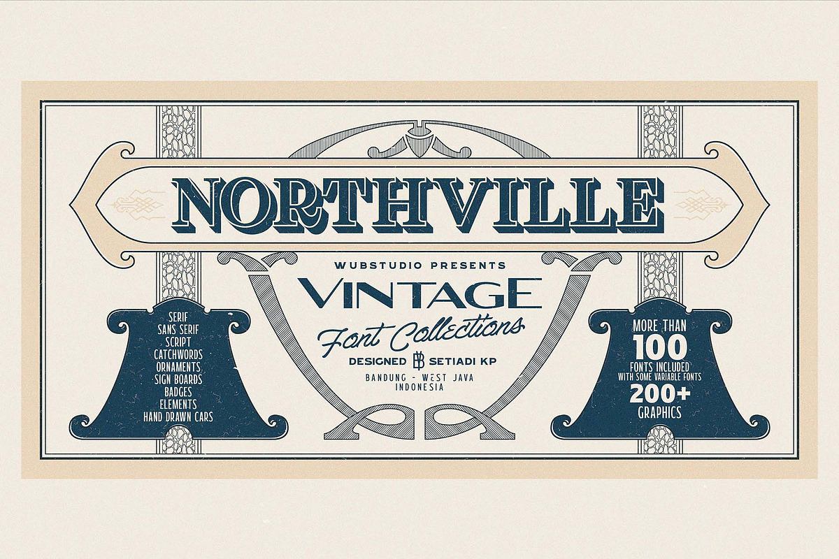 Northville Vintage Font Collections Free Download Free Download