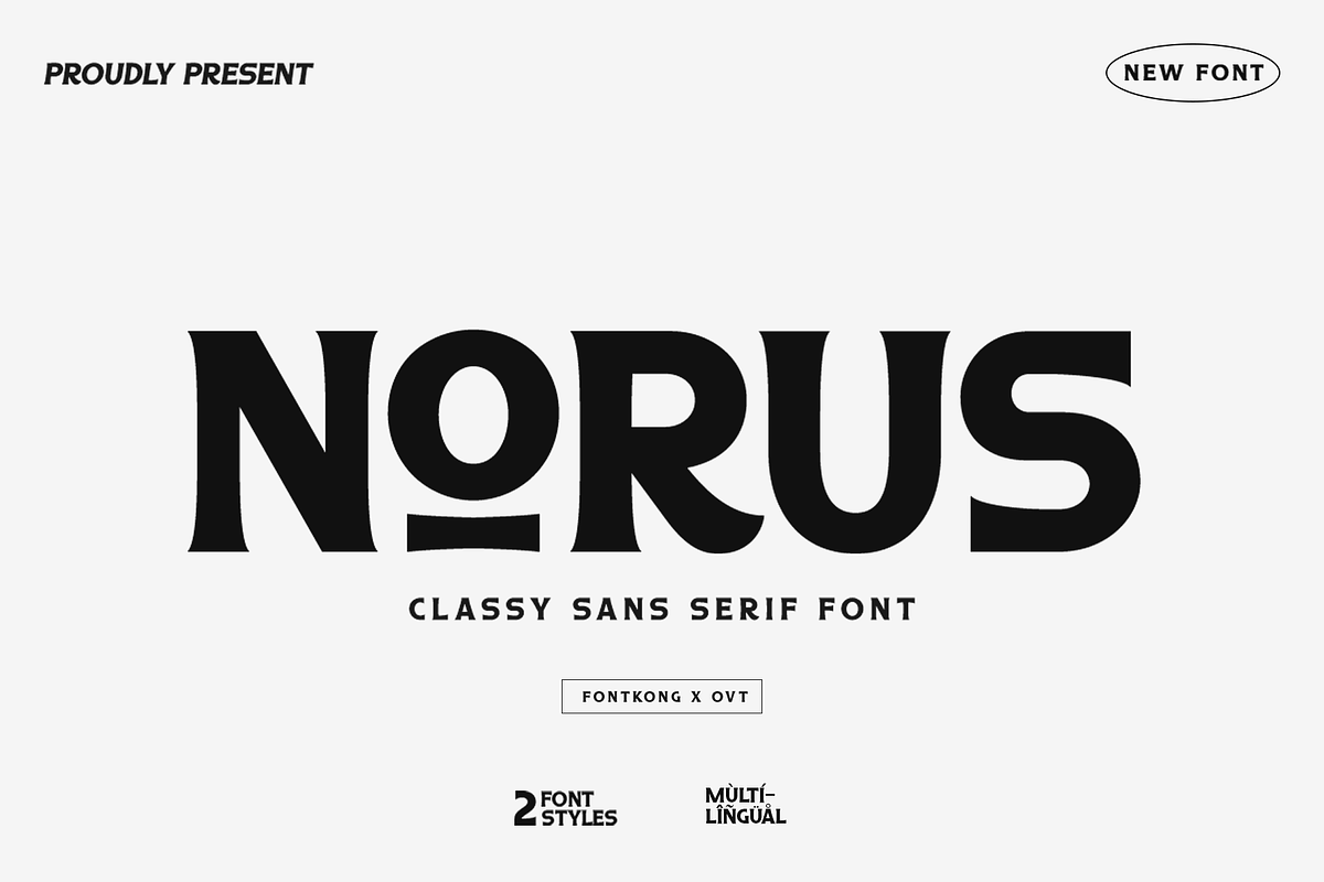 Norus - Classy Sans Serif Font Free Download Free Download