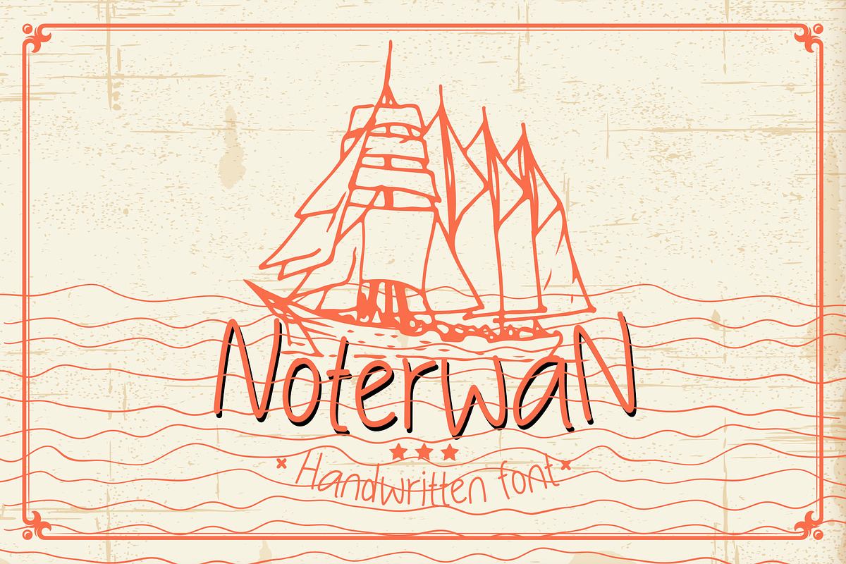 Noterwan A Handwritten Font Free Download Free Download