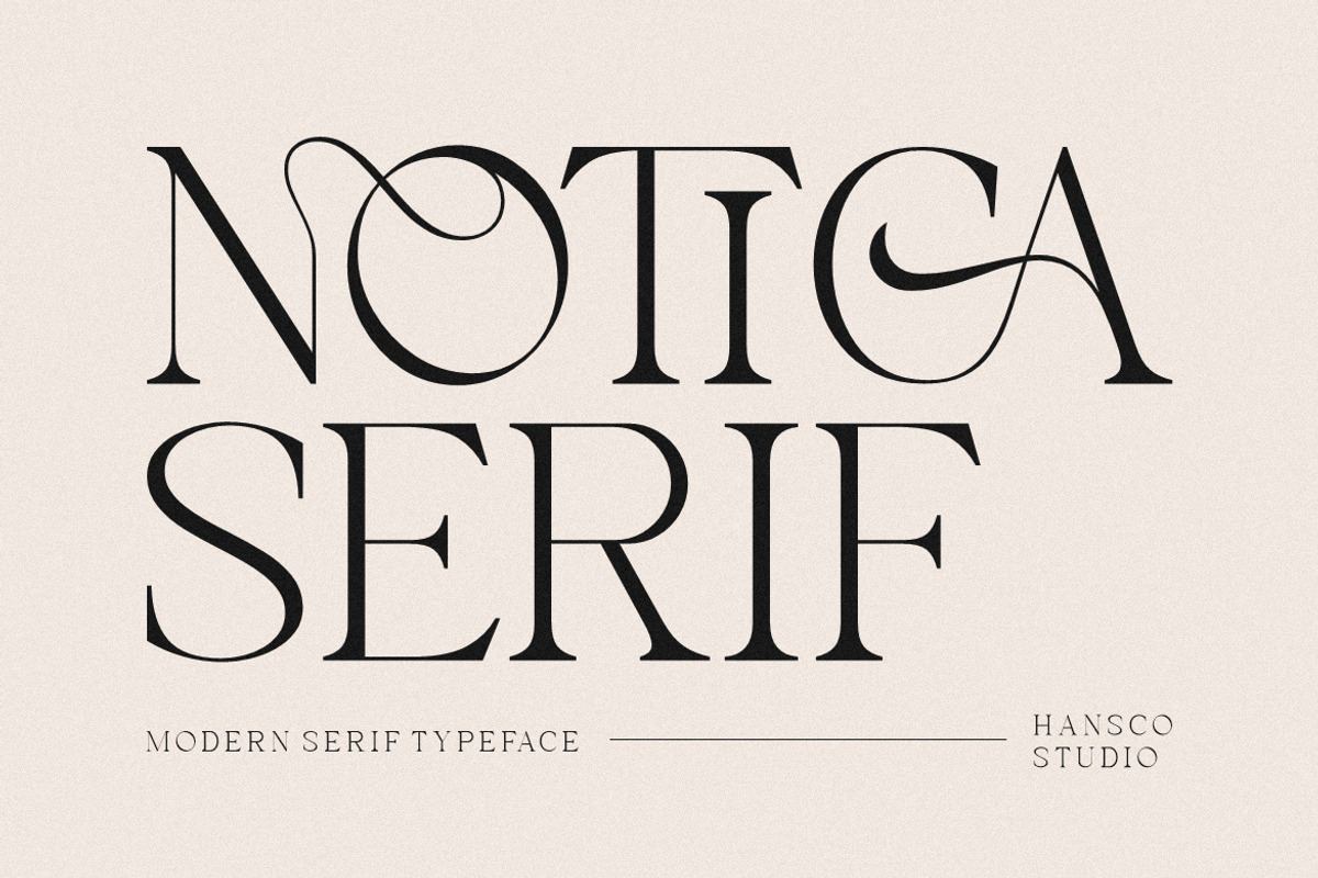 Notica Serif Font – Elegant Font Free Download Free Download