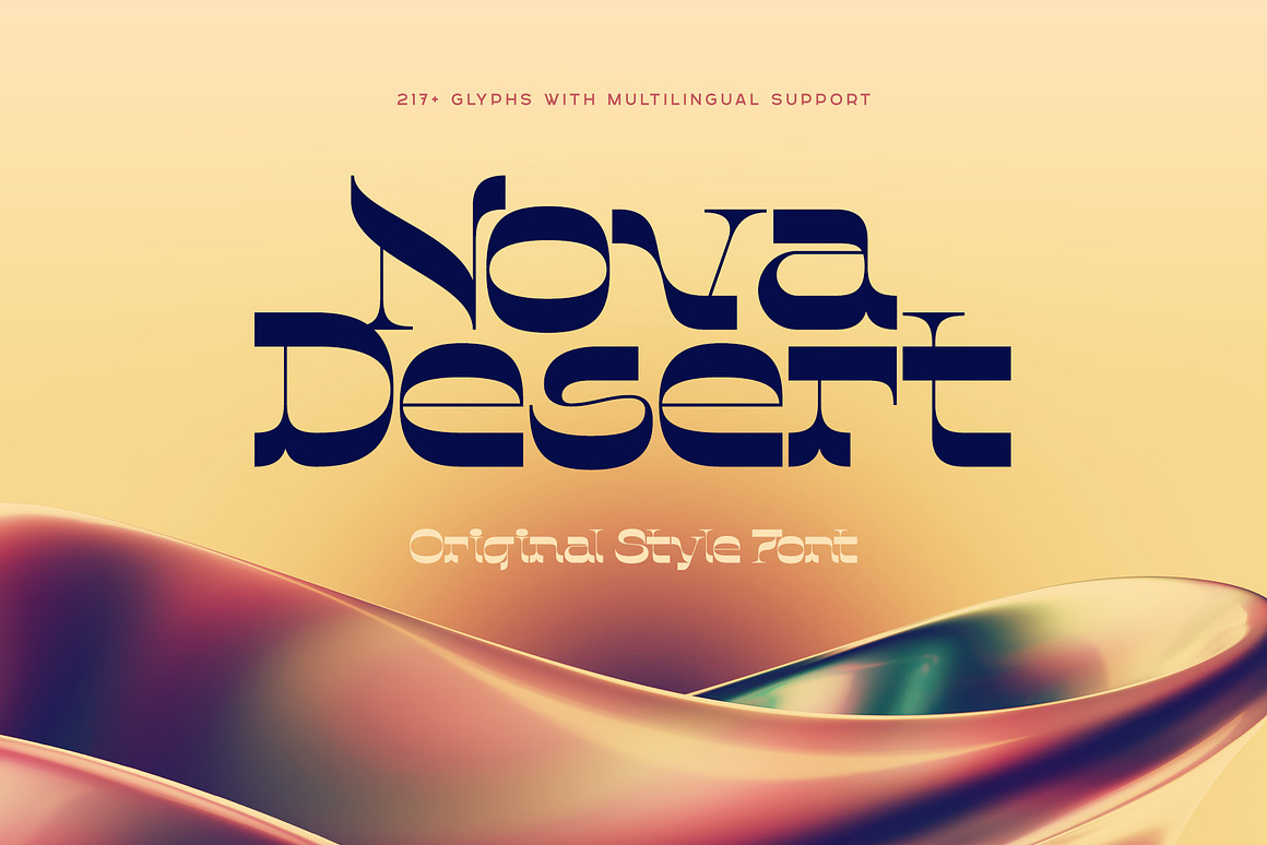 Nova Desert — Original Style Font Free Download