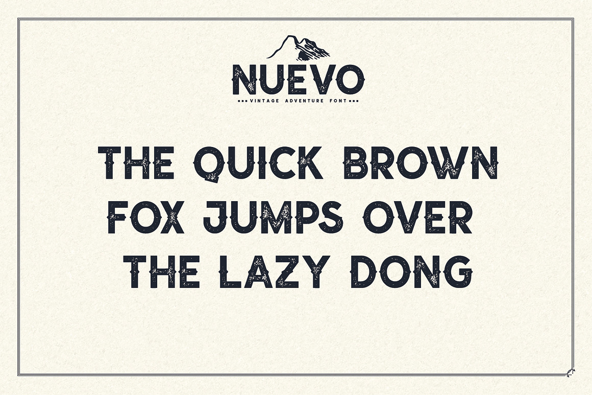 Nuevo - Vintage Adventure Font Free Download