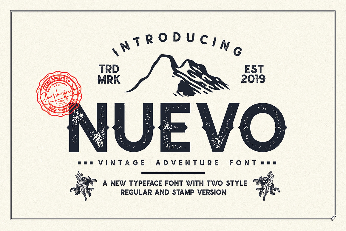 Nuevo - Vintage Adventure Font Free Download