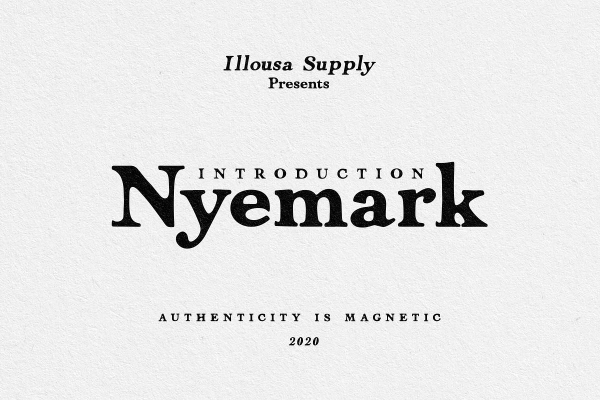 Nyemark - Serif Typeface Free Download Free Download