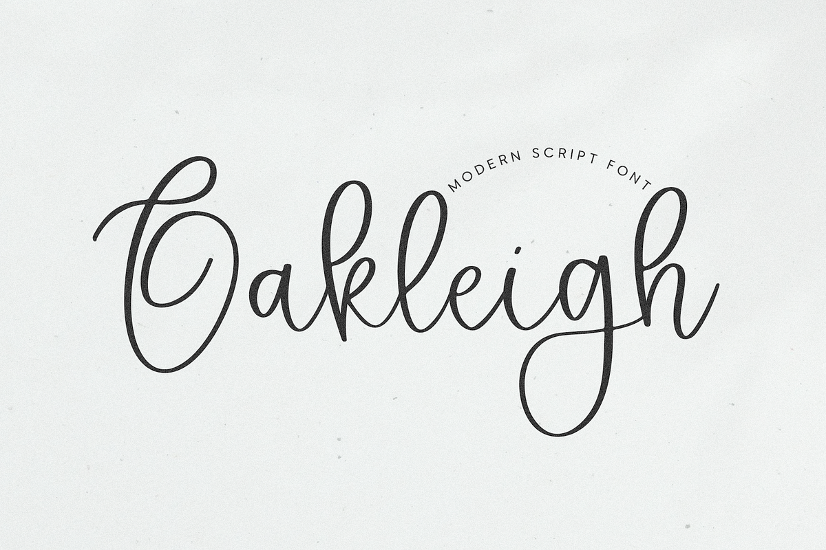 Oakleigh | Modern Script Font Free Download Free Download