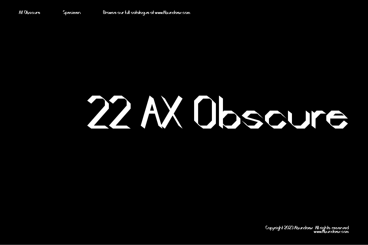 Obscure Stylish Font Free Download Free Download