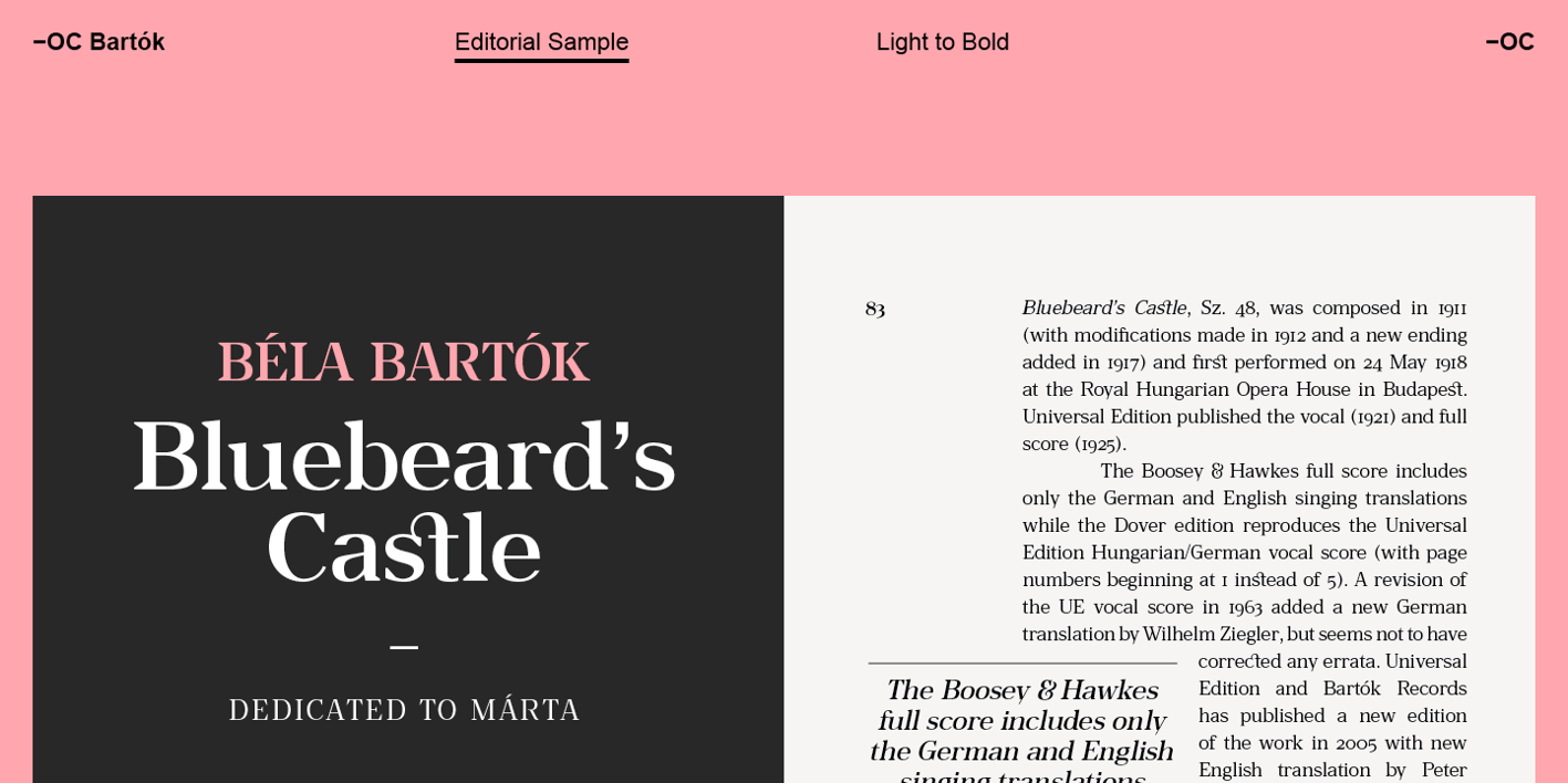 -OC Bartok Font Free Download