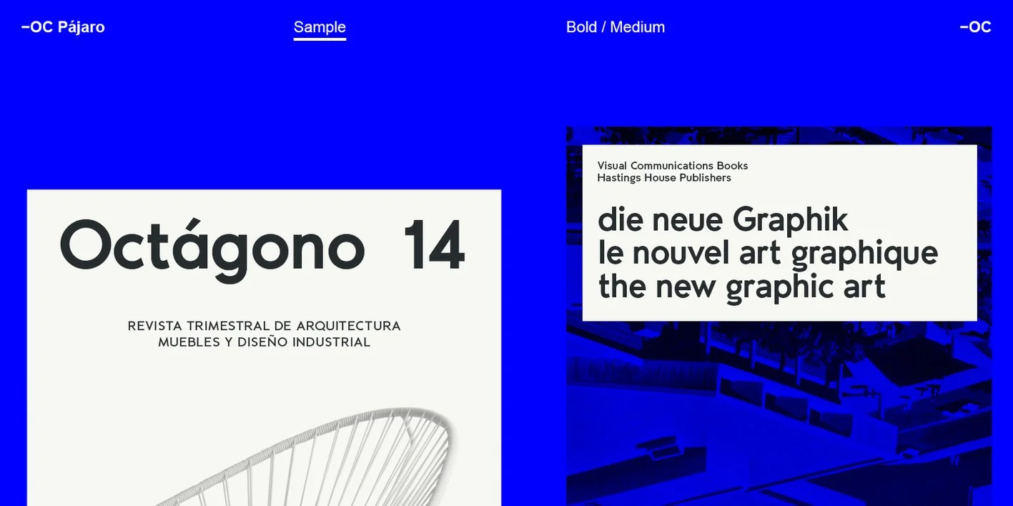 -OC Pajaro Font