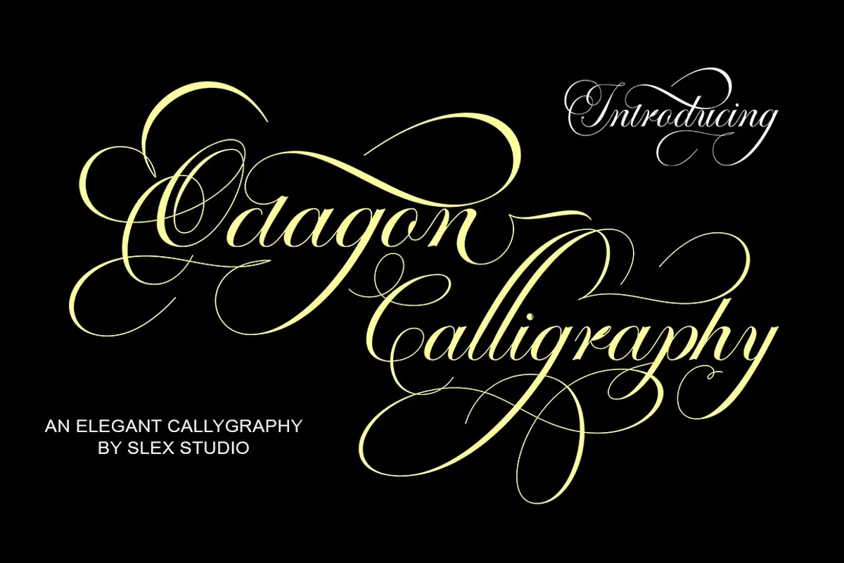 Octagon Calligraphy Free Download Free Download