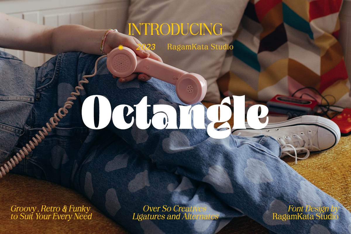 Octangle - Retro Y2K Typeface Free Download Free Download