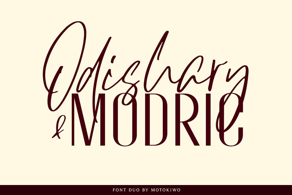 Odishary & Modric Font Duo Free Download Free Download