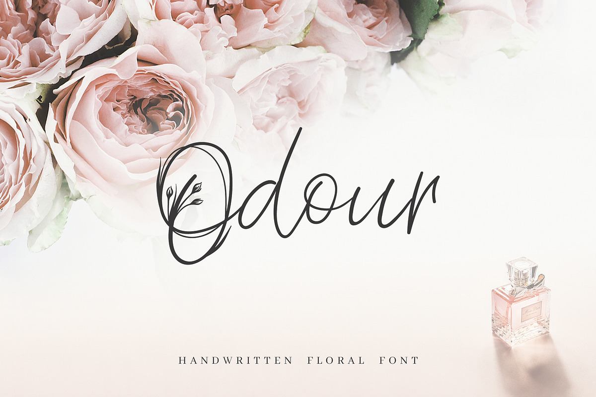 Odour. Spring Botanical Font Free Download Free Download