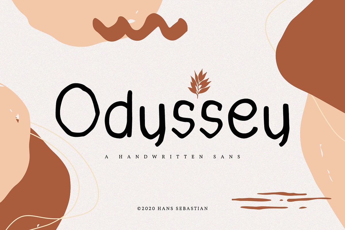 Odyssey - A Handwritten Sans Free Download Free Download