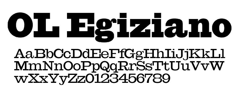 OL Egiziano Font Free Download