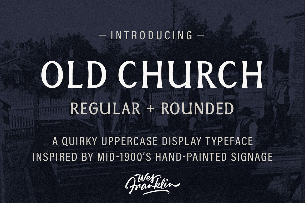 Old Church - Serif Display Typeface Free Download