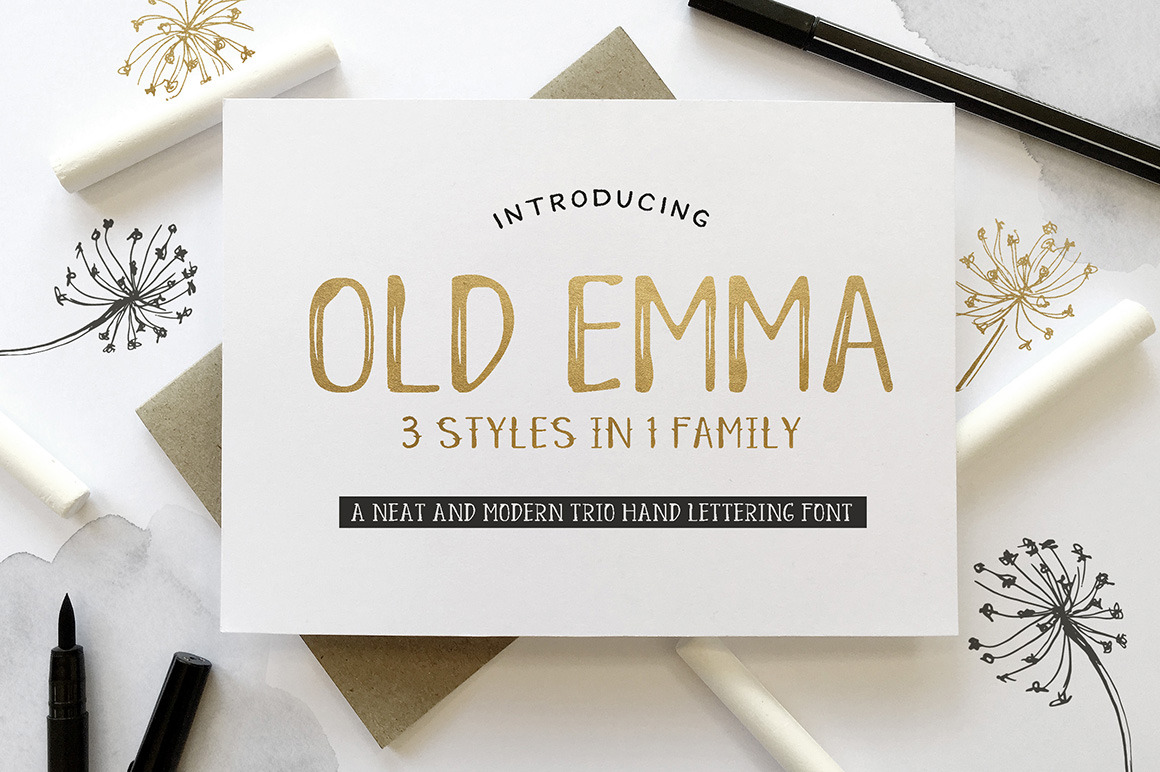 Old Emma Script Font Free Download