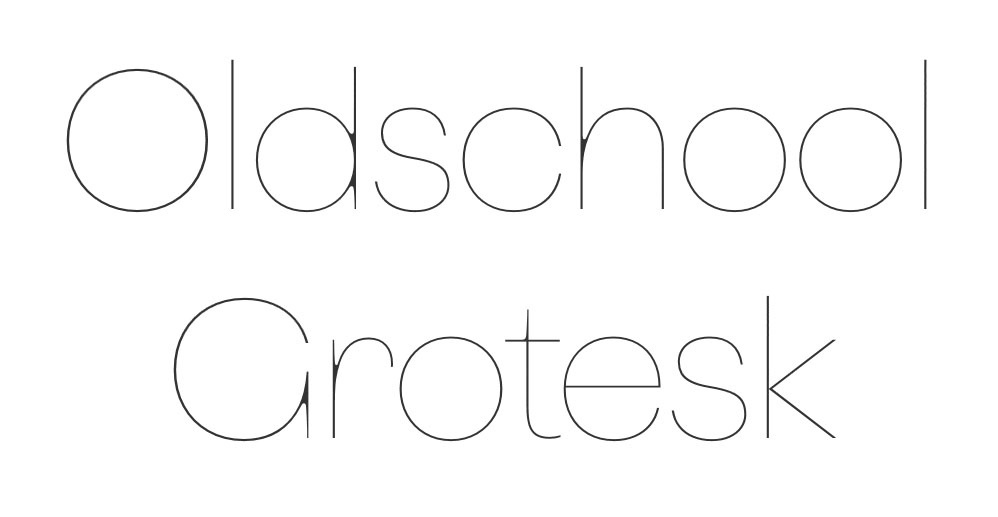 Oldschool Grotesk Font Free Download