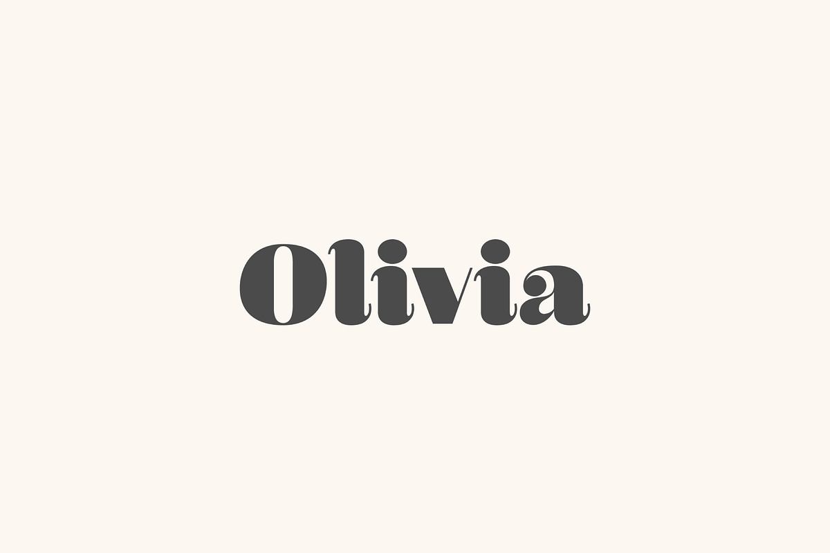 Olivia - A Curvy Typeface Free Download Free Download