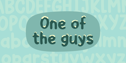 One Of The Guys Font Free Download