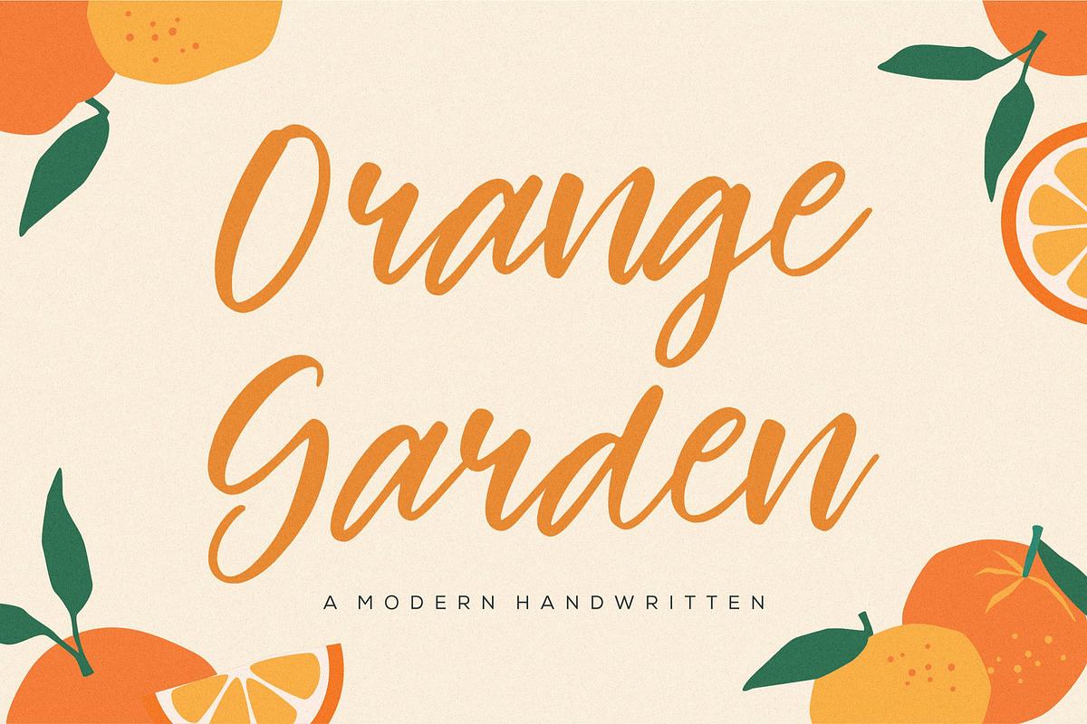 Orange Garden Font Free Download Free Download