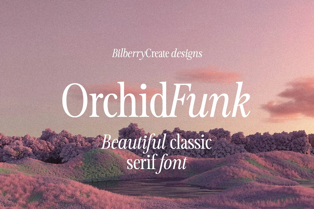 OrchidFunk - Classic Serif Font Free Download Free Download