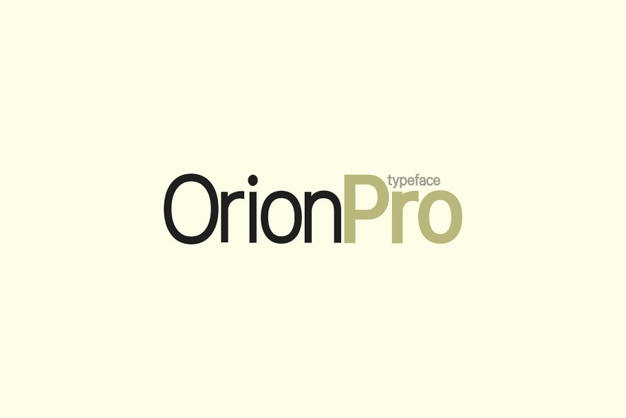 Orion Font Free Download