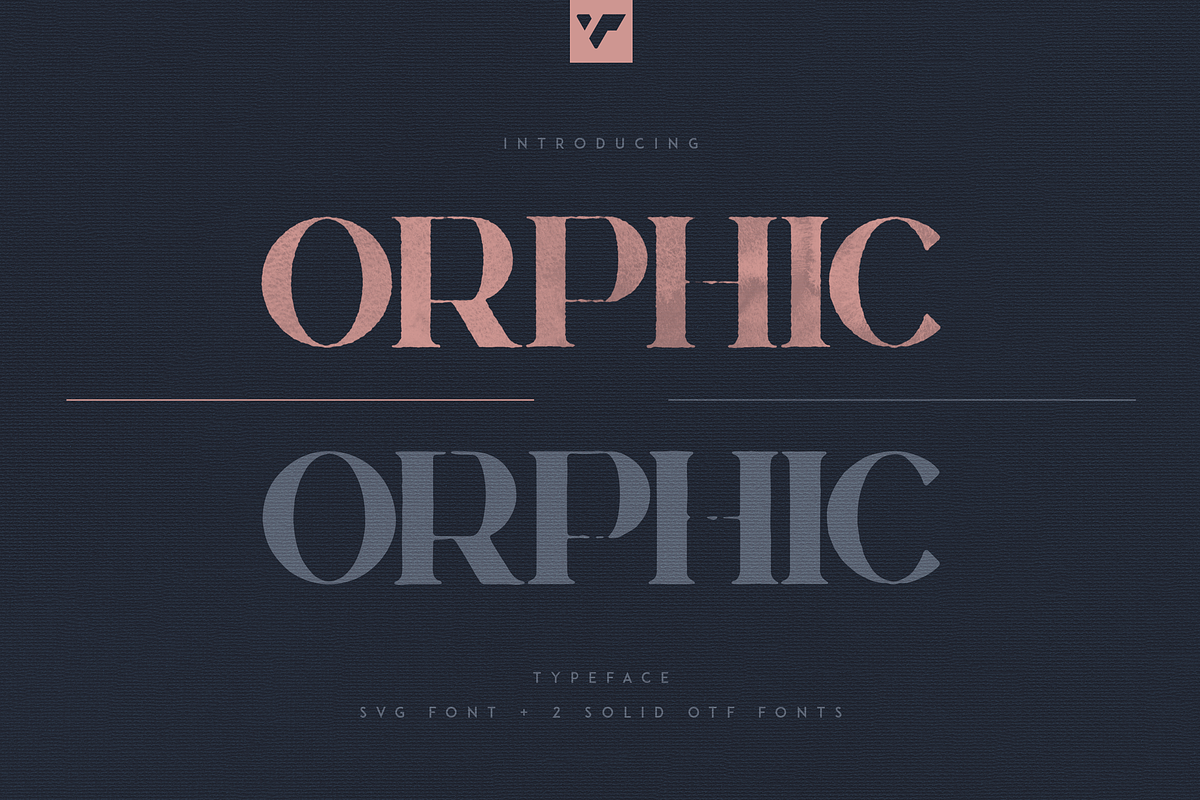 Orphic Typeface - SVG + Solid fonts Free Download Free Download