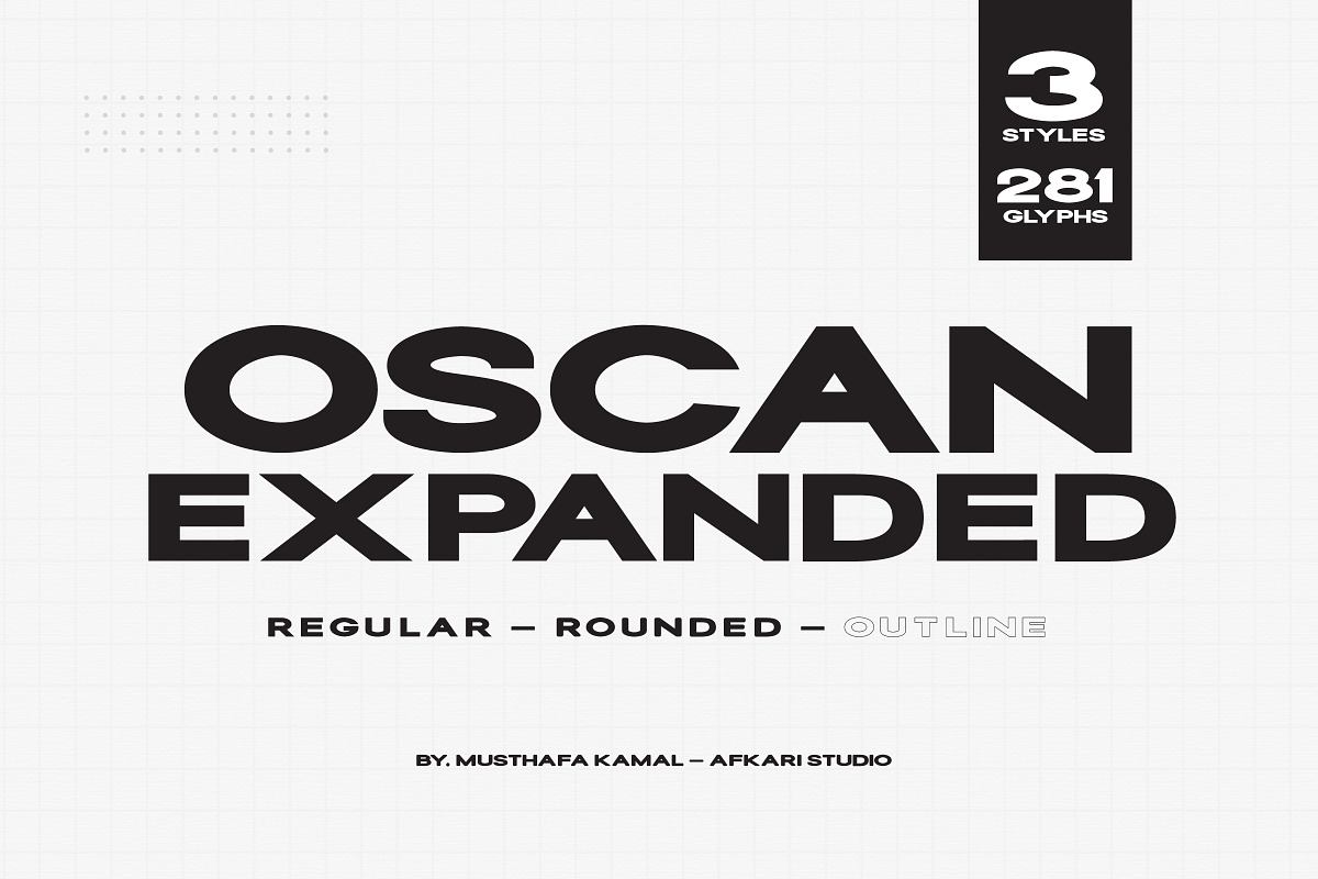 Oscan Expanded - Display Sans Serif Free Download Free Download