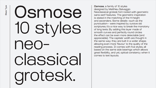 Osmose Font Free Download