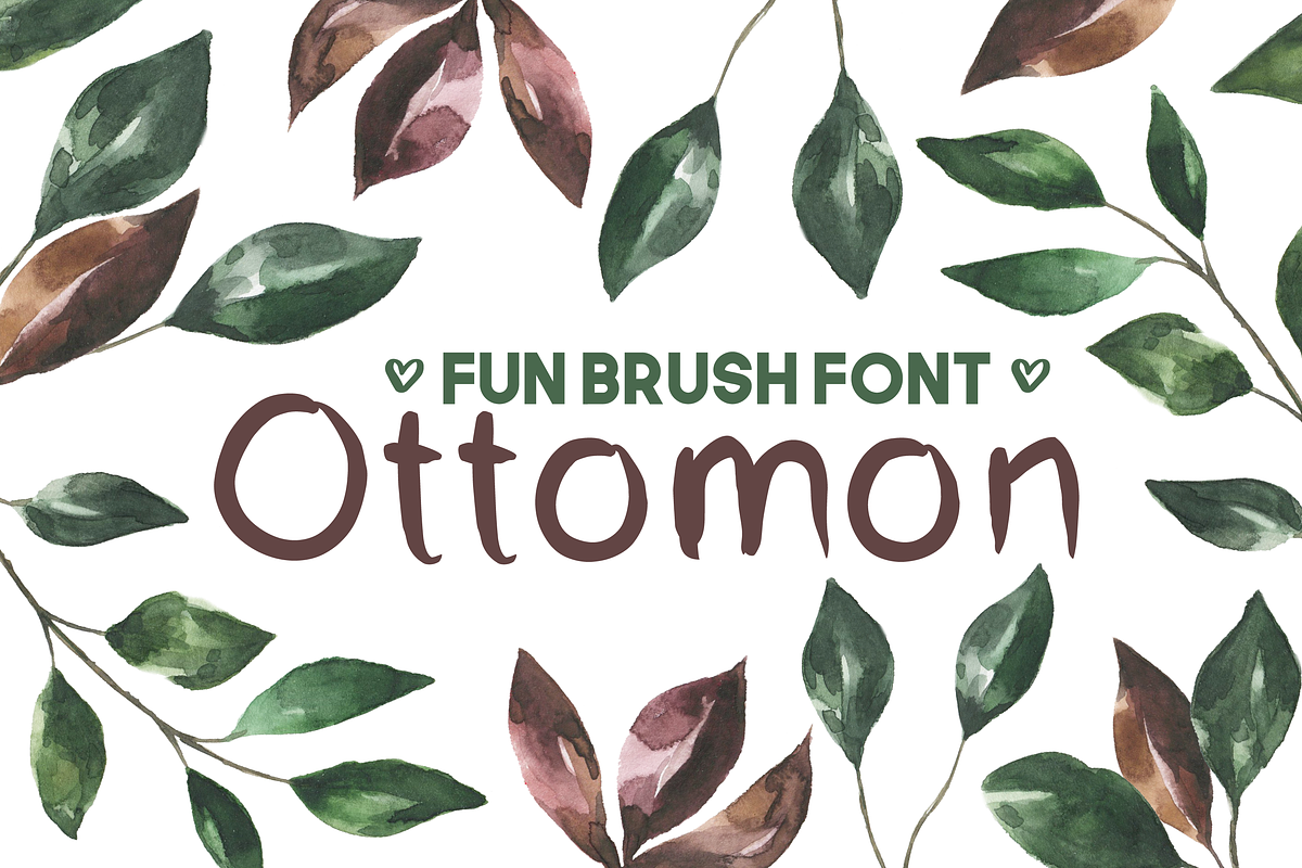 Ottomon Sans Serif Brush Font Free Download Free Download