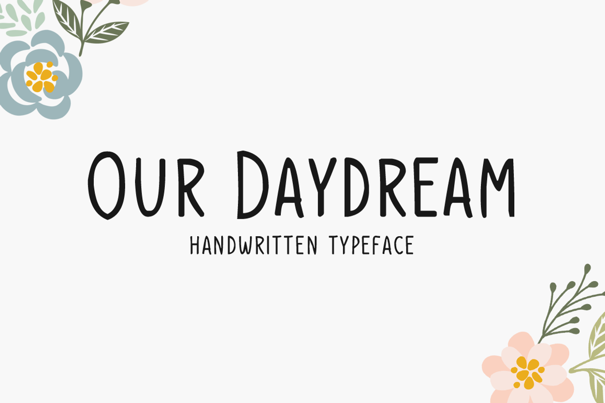 Our Daydream Typeface Free Download Free Download