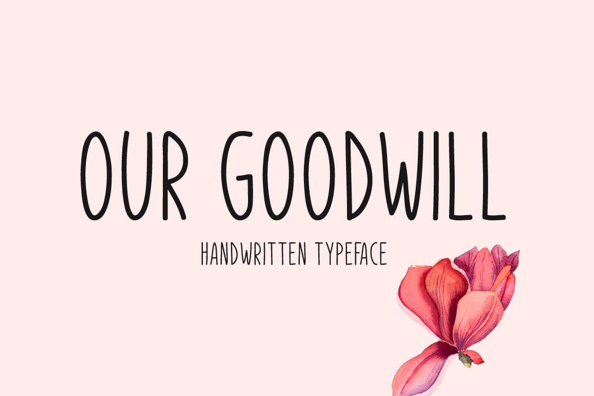 Our Goodwill Typeface Free Download Free Download