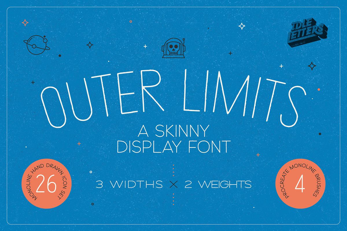 Outer Limits - Skinny Display Font Free Download Free Download