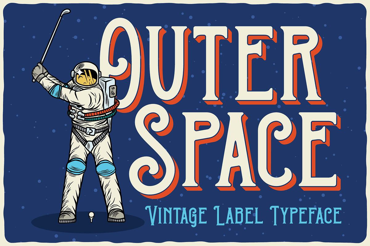 Outer Space Font + BONUS Free Download Free Download