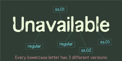 Overloaded Font