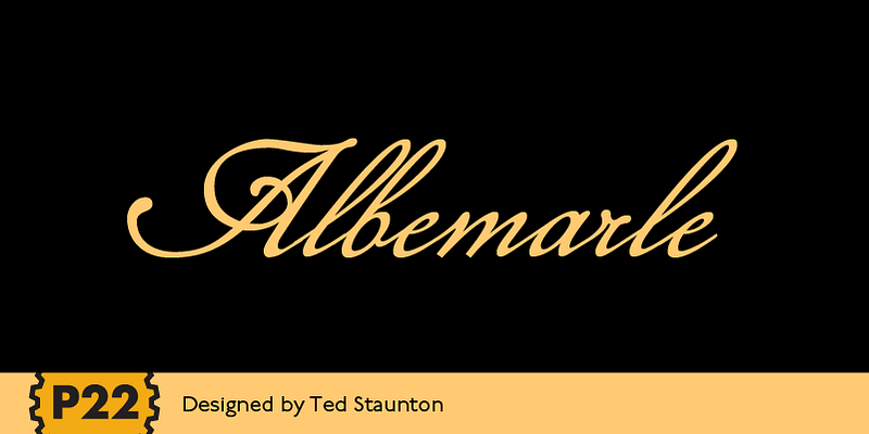 P22 Albemarle Pro Font Free Download Free Download